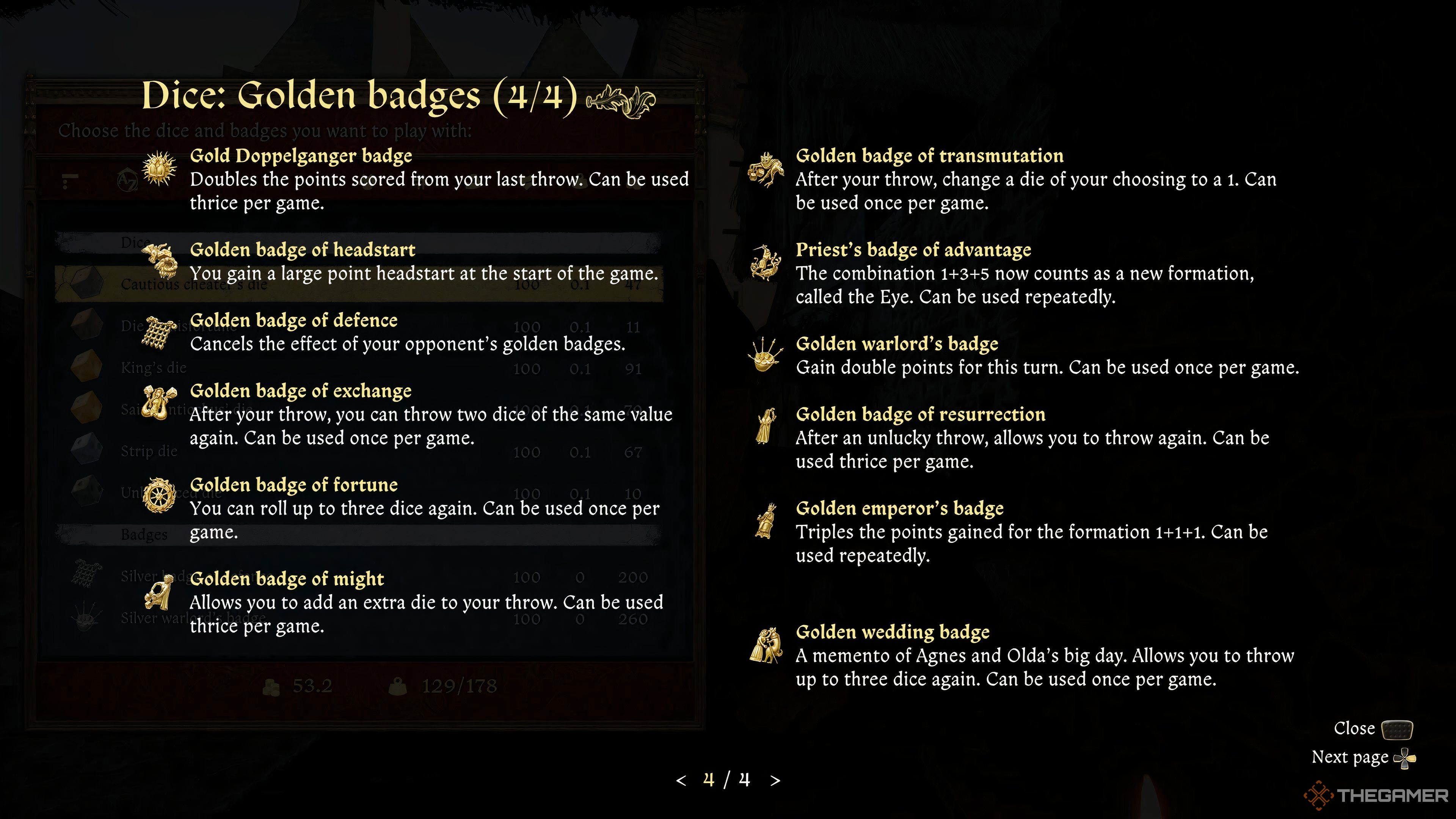 A list of all gold badges in Kingdom Come: Deliverance 2.