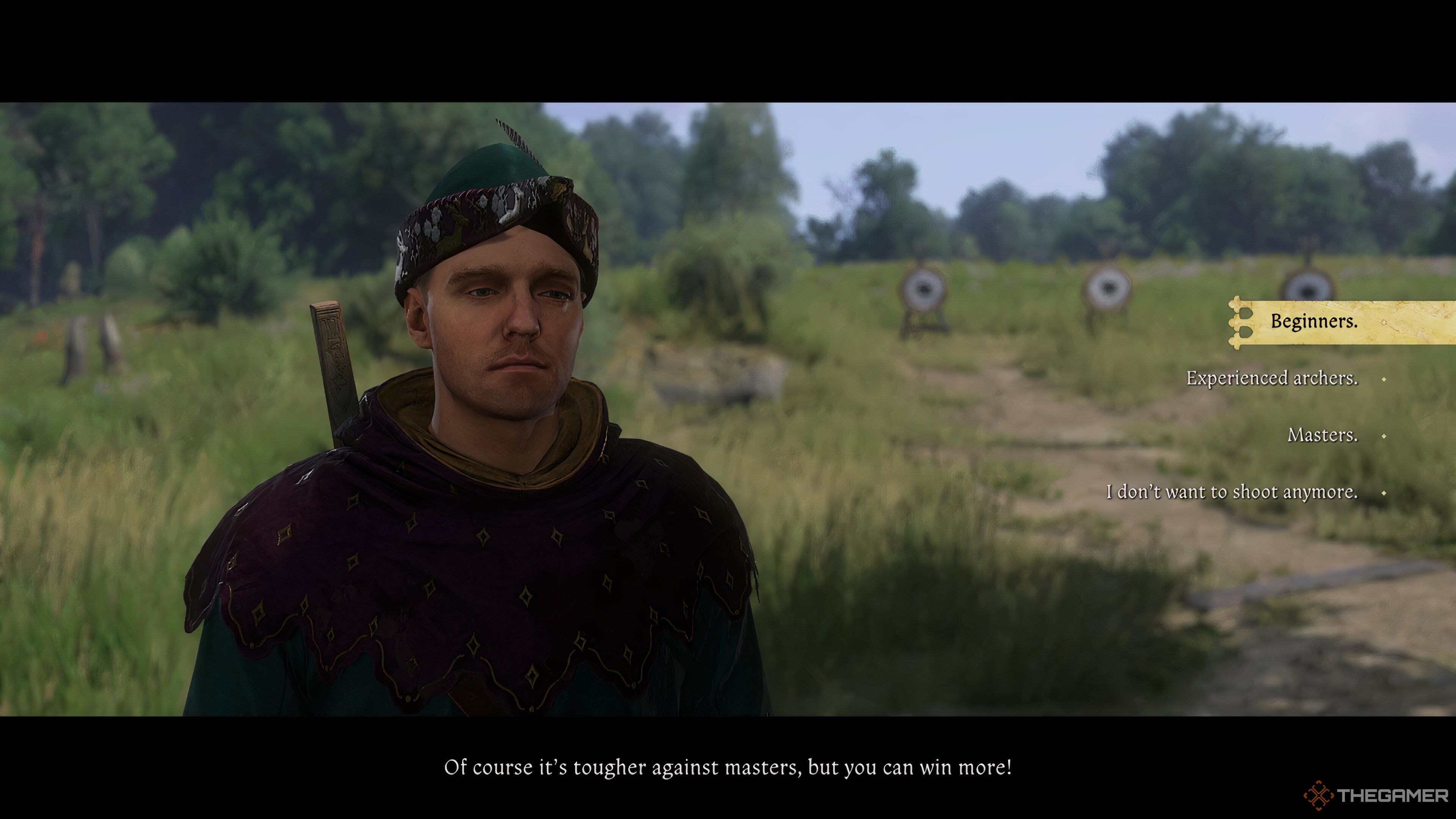 Henry talking about the archery competition in Kingdom Come: Deliverance 2.