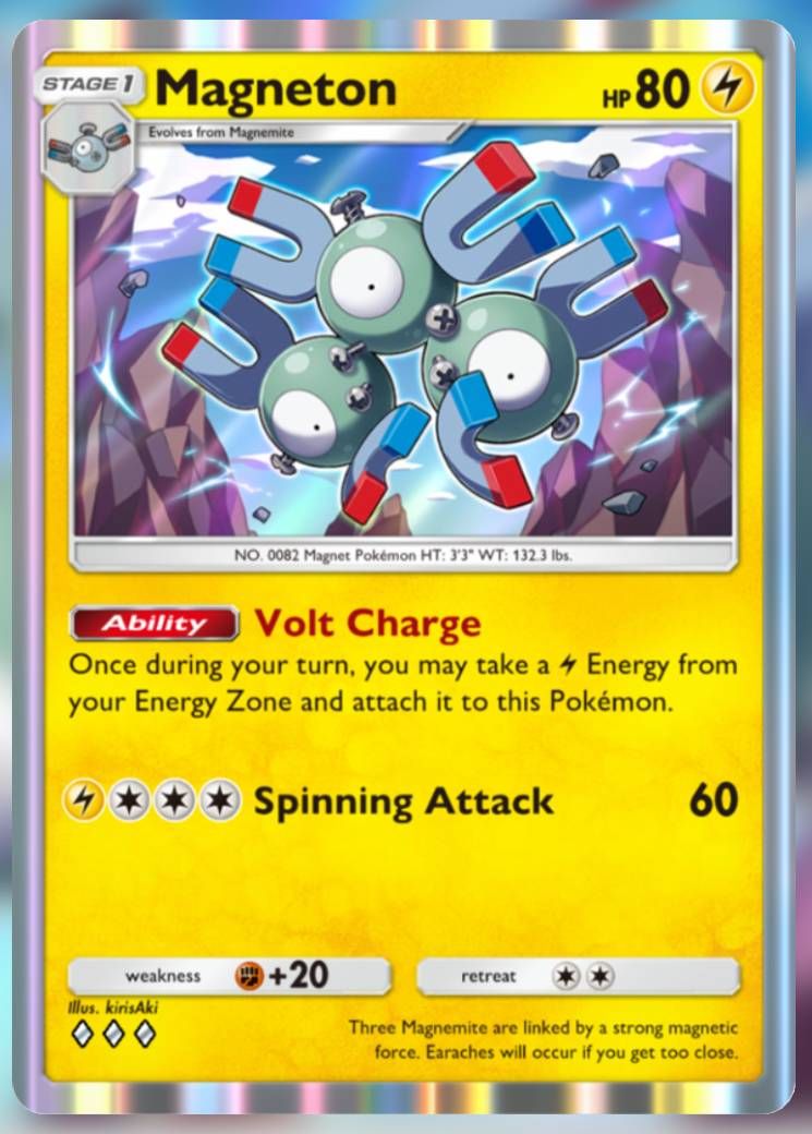 The Magneton card, from Genetic Apex in Pokemon TCG Pocket.