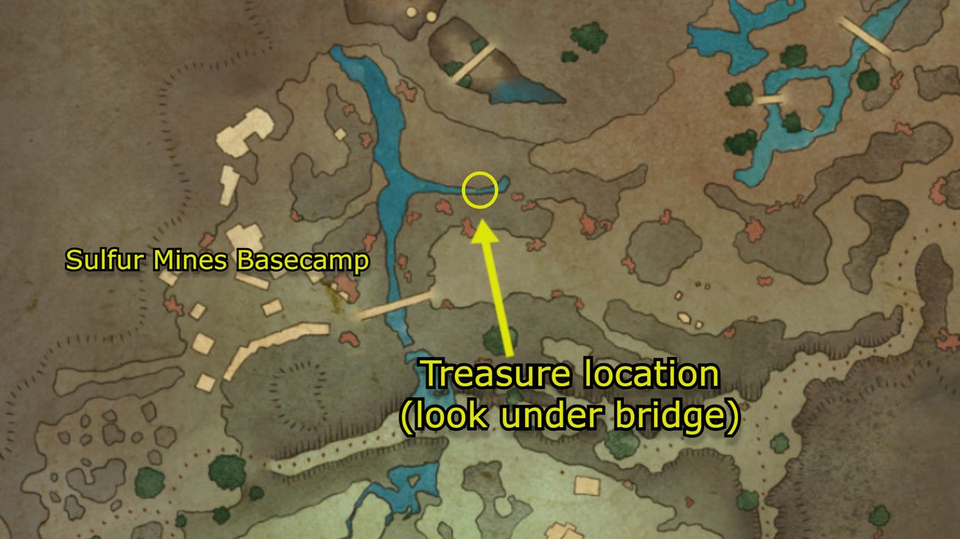 The exact location of the Seafarer's Boots treasure in Avowed.