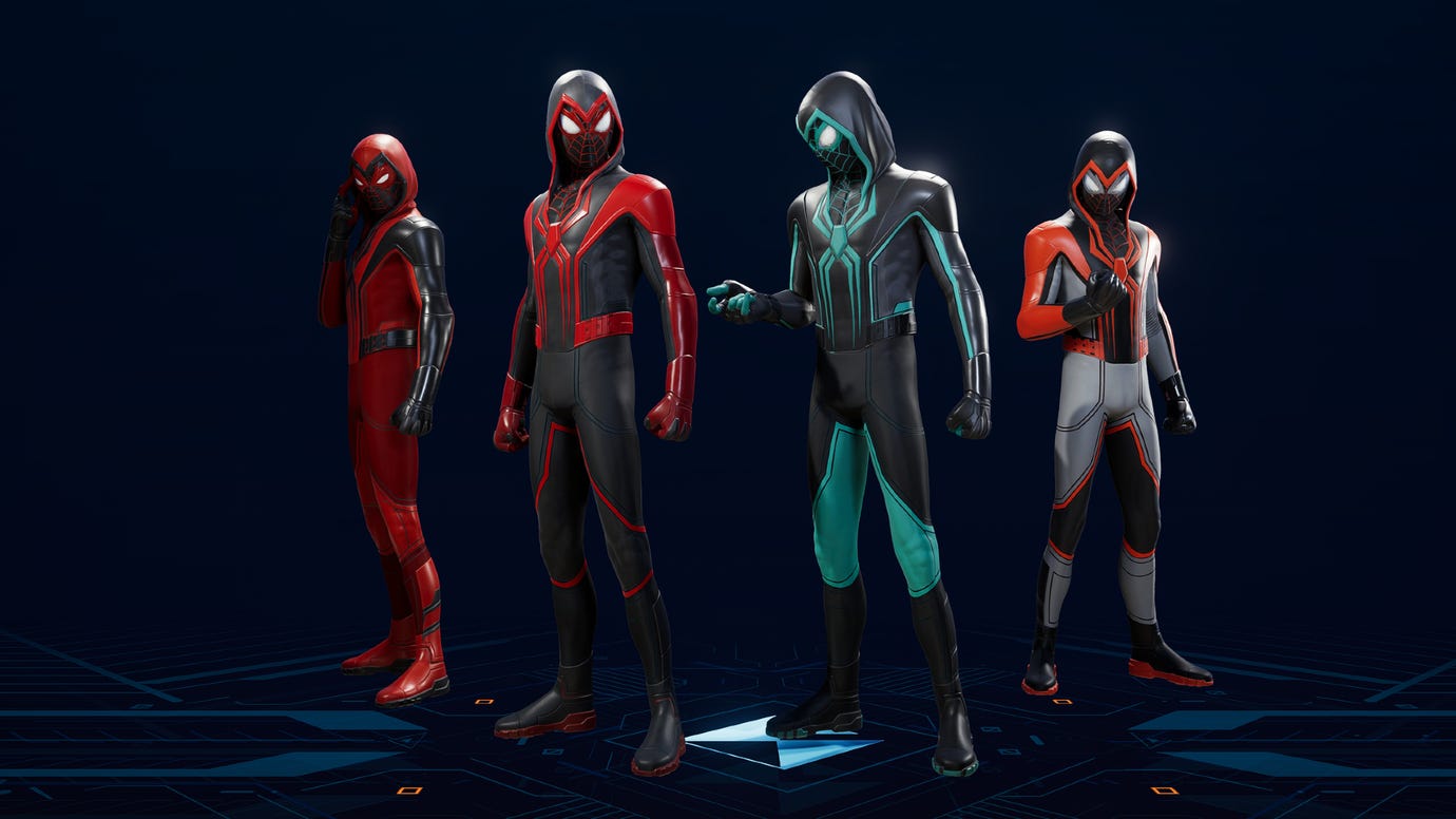 Костюм 'Багряный капюшон' из Spider-Man 2.