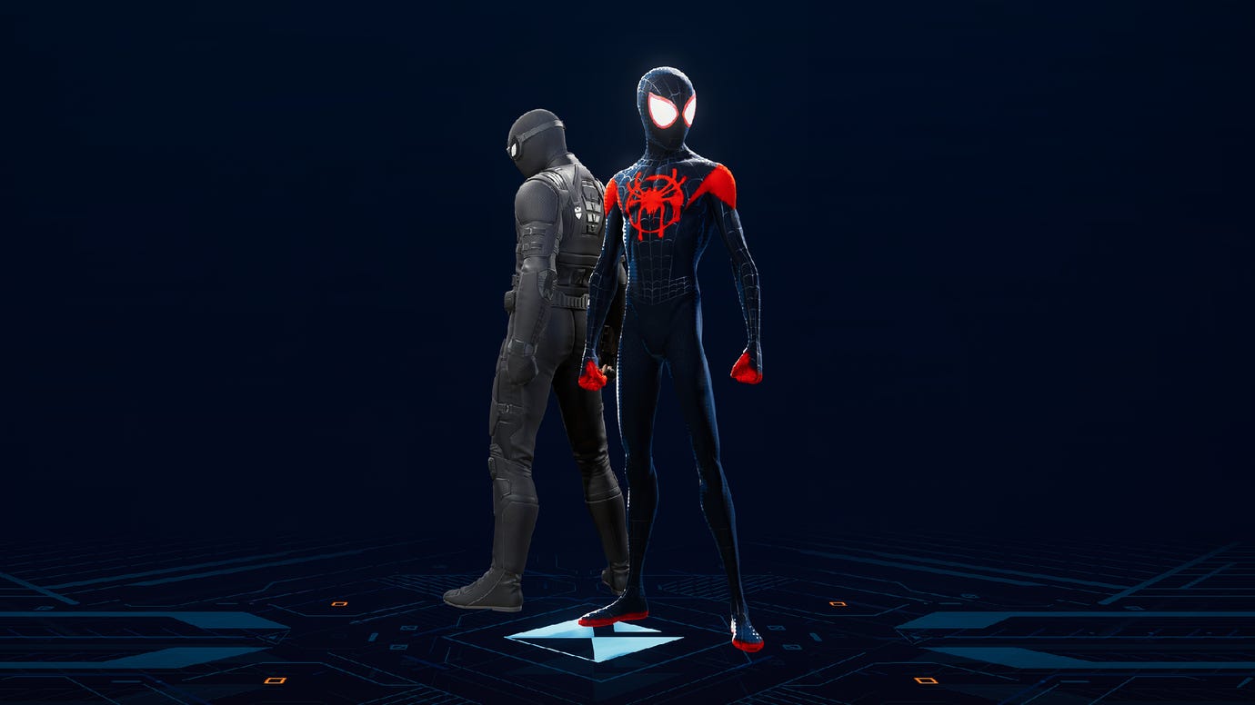 Костюм 'Через вселенные' из Spider-Man 2.