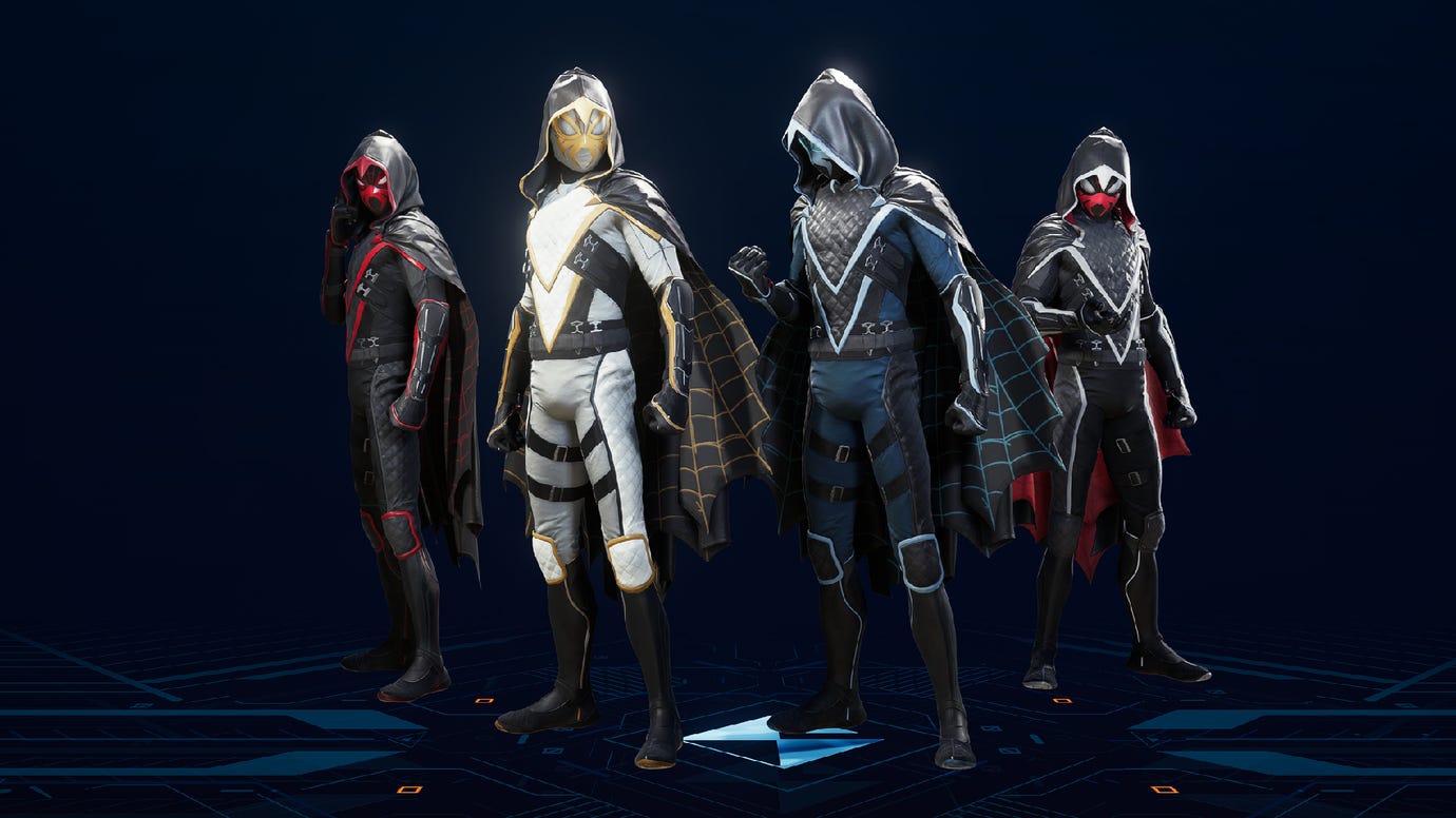 Костюм Shadow Spider из Spider-Man 2.