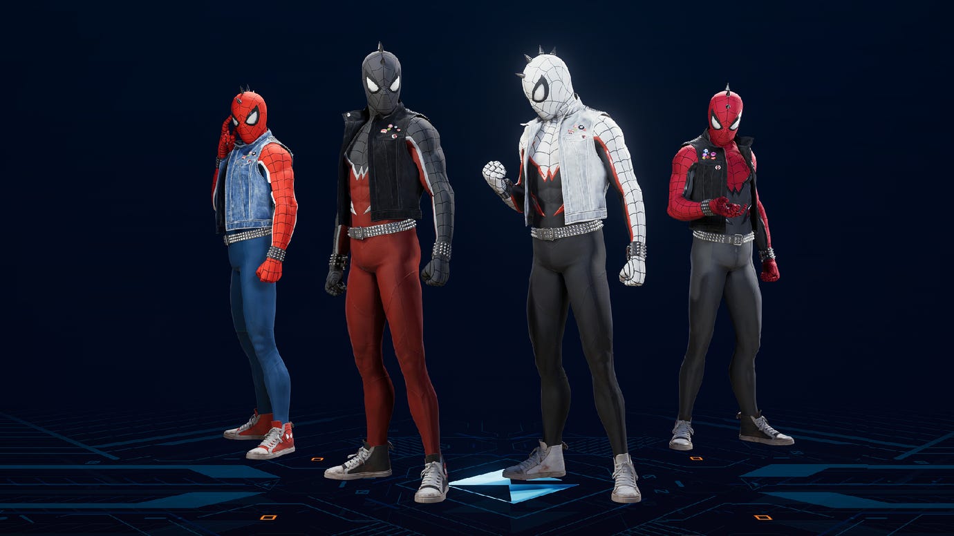 Костюм Спайди-панка в Spider-Man 2.