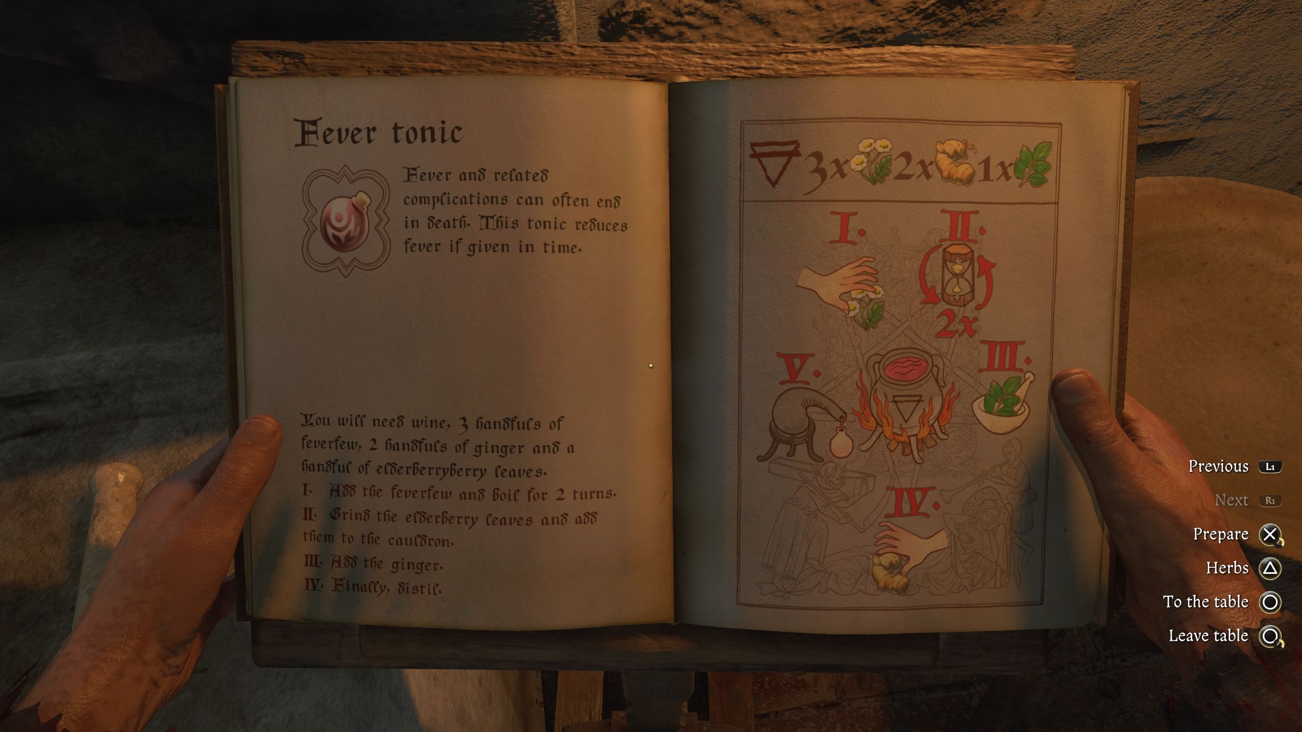 The fever tonic recipe - Kingdom Come Deliverance 2