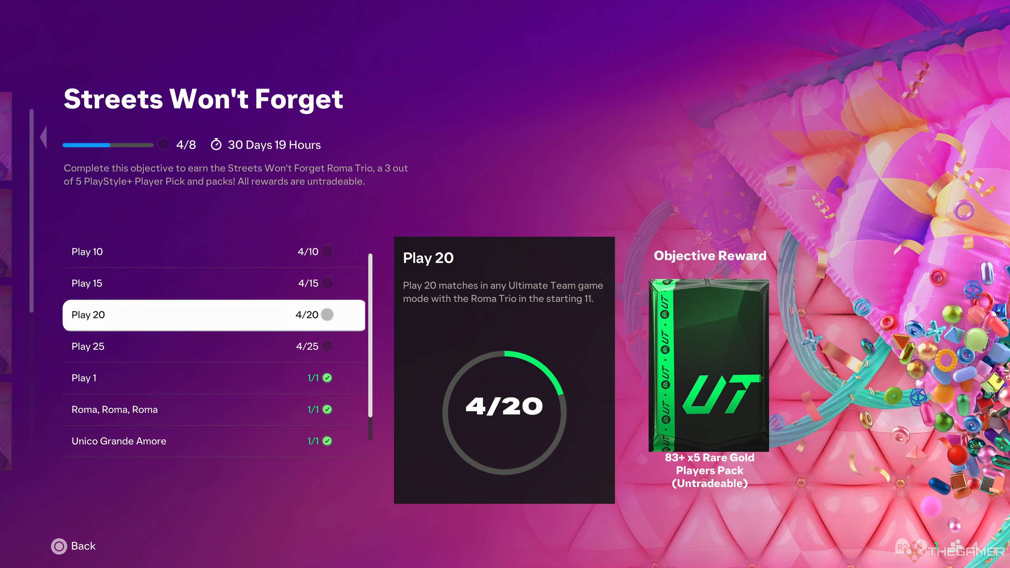A objective reward in EA Sports FC 25.