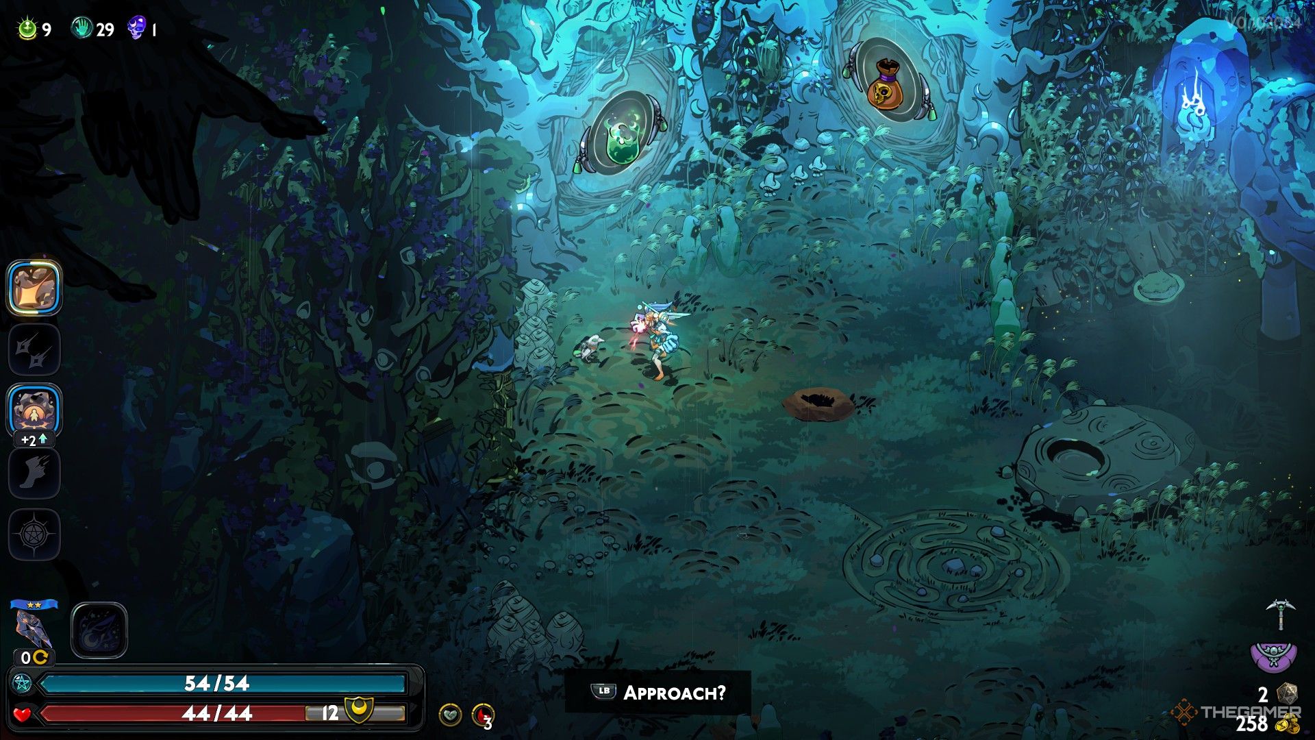 Melinoe finds Raki in Erebus in Hades 2.