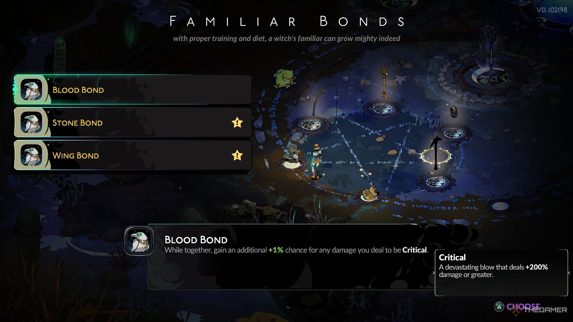 Melinoe prepares to feed Raki a treat for an upgrade in Hades 2.