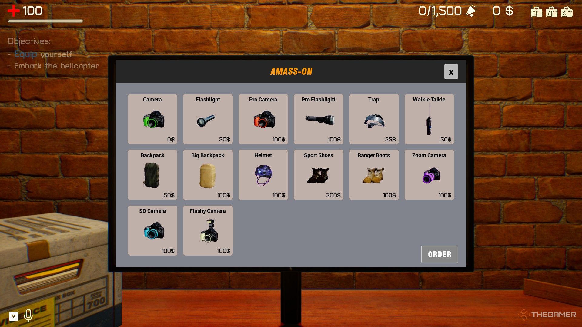 The Headliners: The shop front and its various available items.