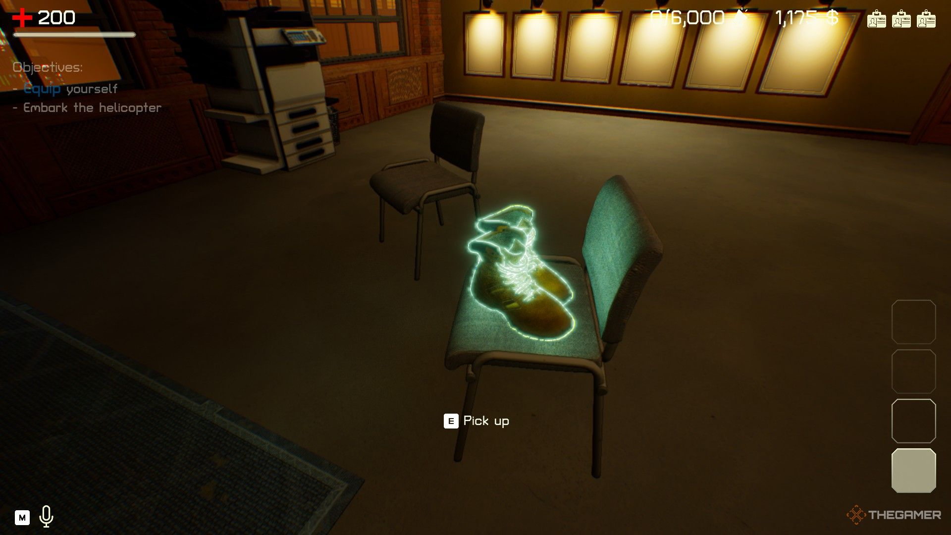The Headliners: A pair of ranger boots sitting on a chair.