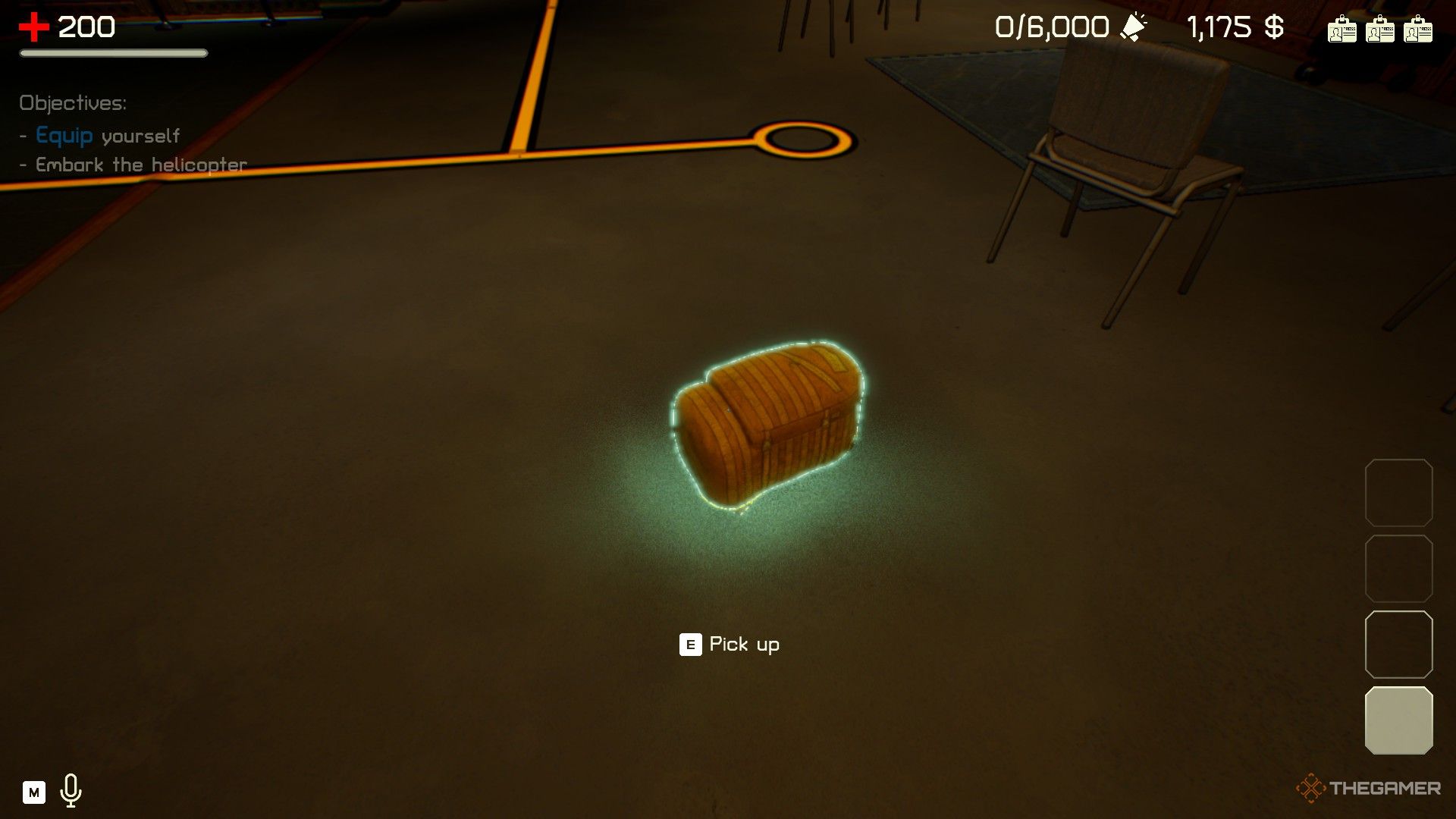 The Headliners: The model for the big backpack as it lays on the floor.