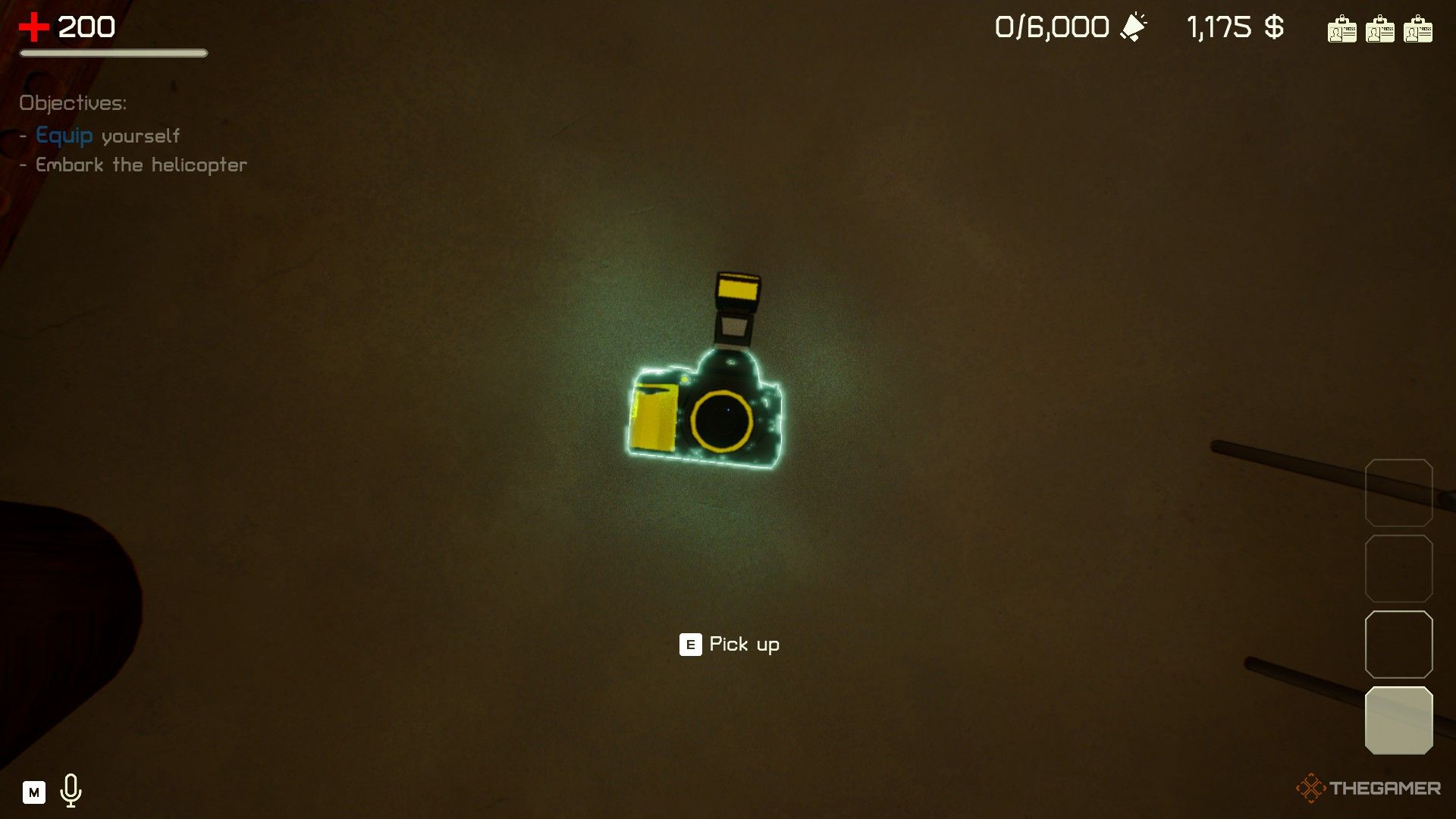 The Headliners: The Flashy Camera laying on the floor of the hub.