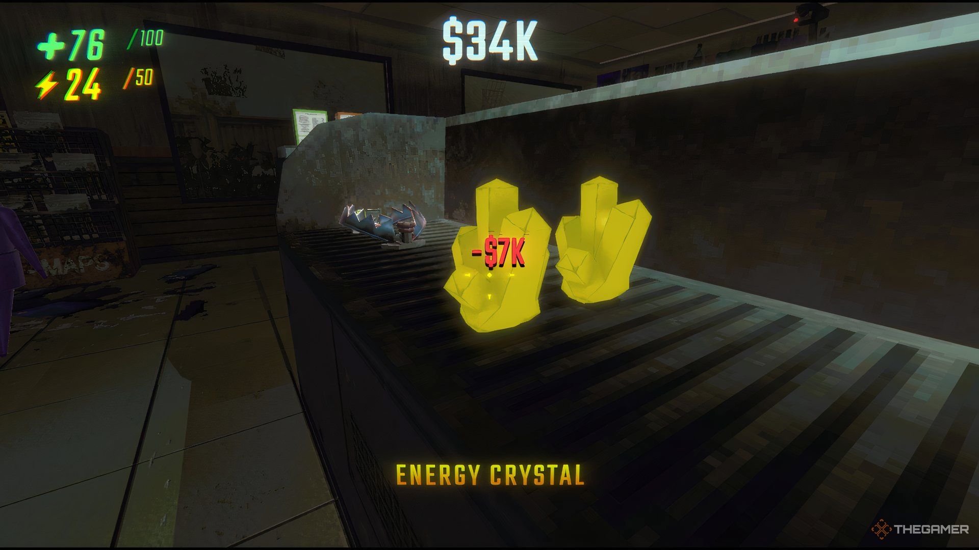 Energy Crystals In Service Shop In R.E.P.O.