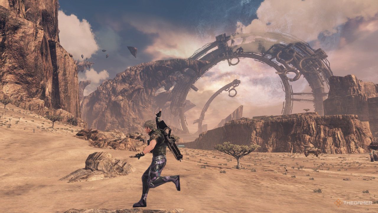 One of the massive rings of oblivia in xenoblade chronicles x definitive edition.