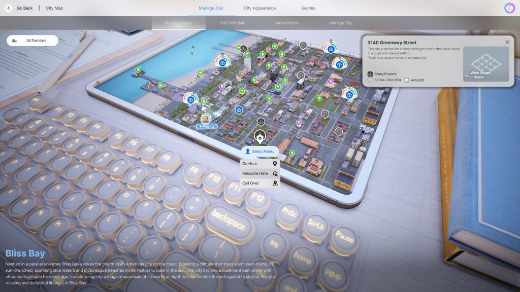 InZOI City Map - How To Move Your Home