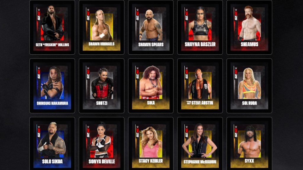 wwe 2k25 roster