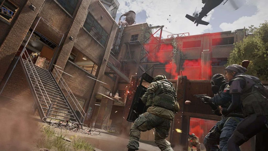 players using shields in rainbow six siege x match