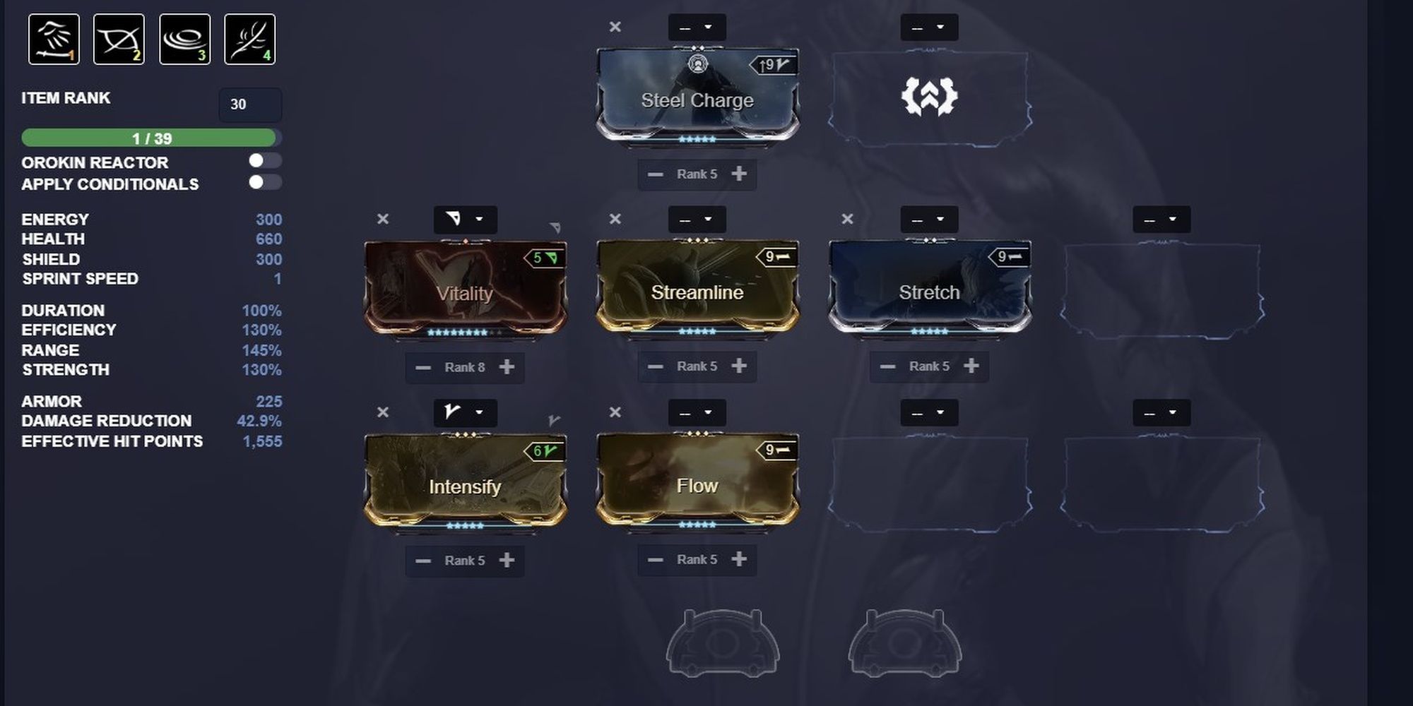 Warframe Excalibur Essentials Build