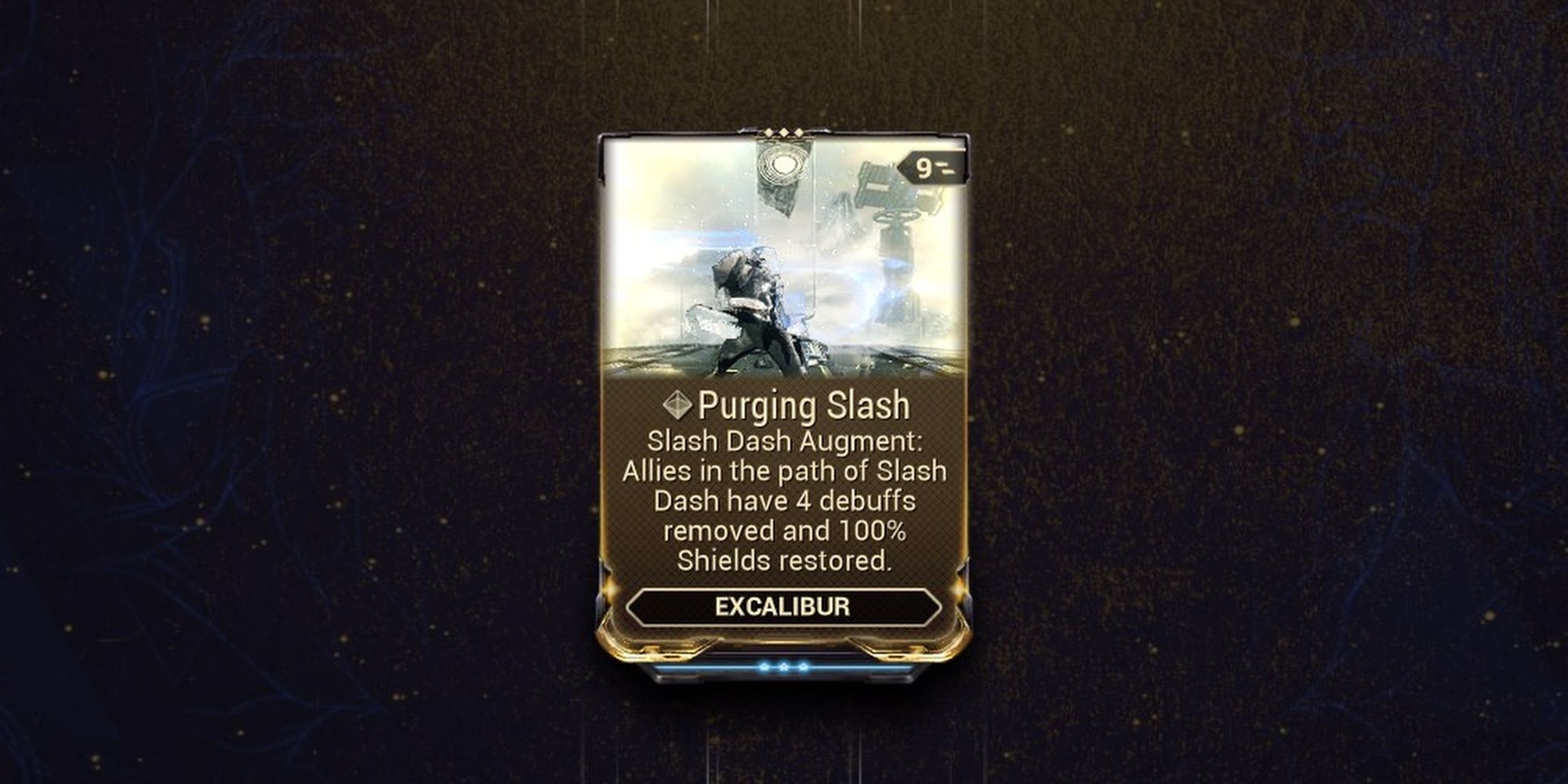 Warframe Excalibur Purging Dash Augment Mod