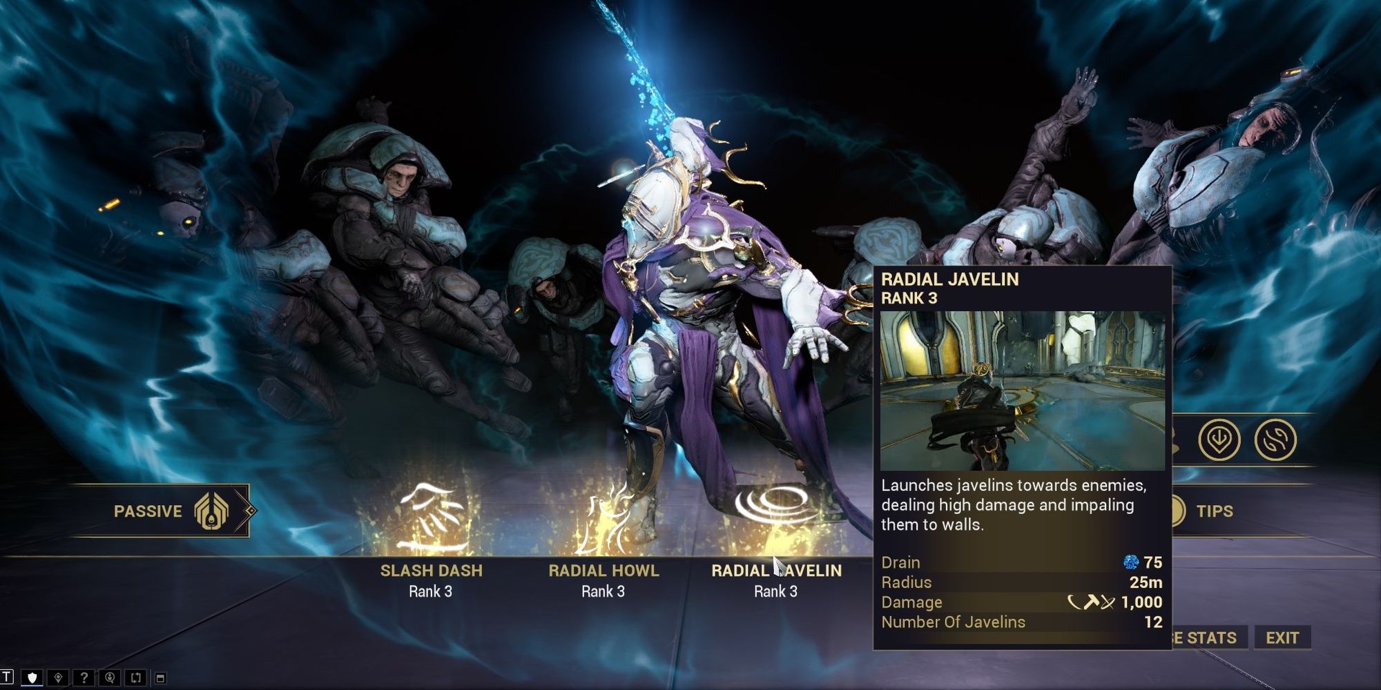Warframe Excalibur Umbra Radial Javelin