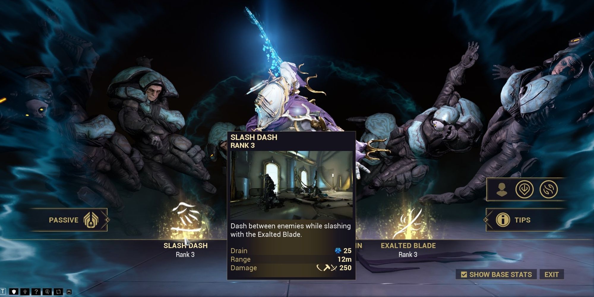 Warframe Excalibur Umbra Slash Dash