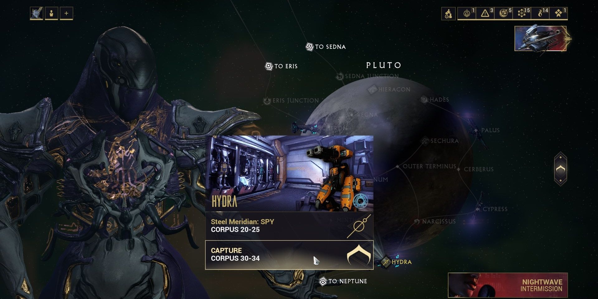 Warframe Hydra Pluto
