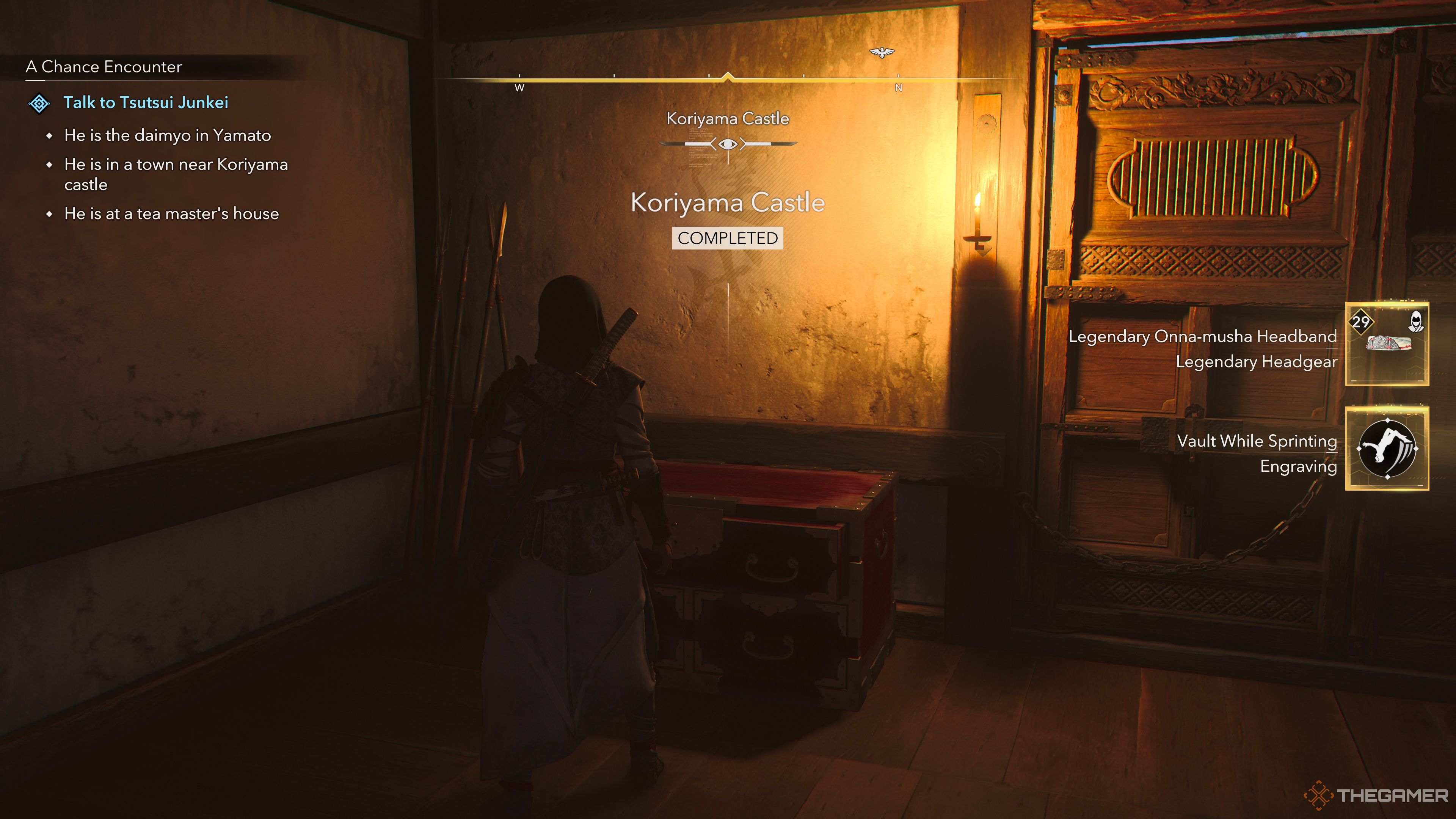 The Koriyama Castle Reward, the Legendary Onna-musha Headband in Assassin's Creed Shadows.