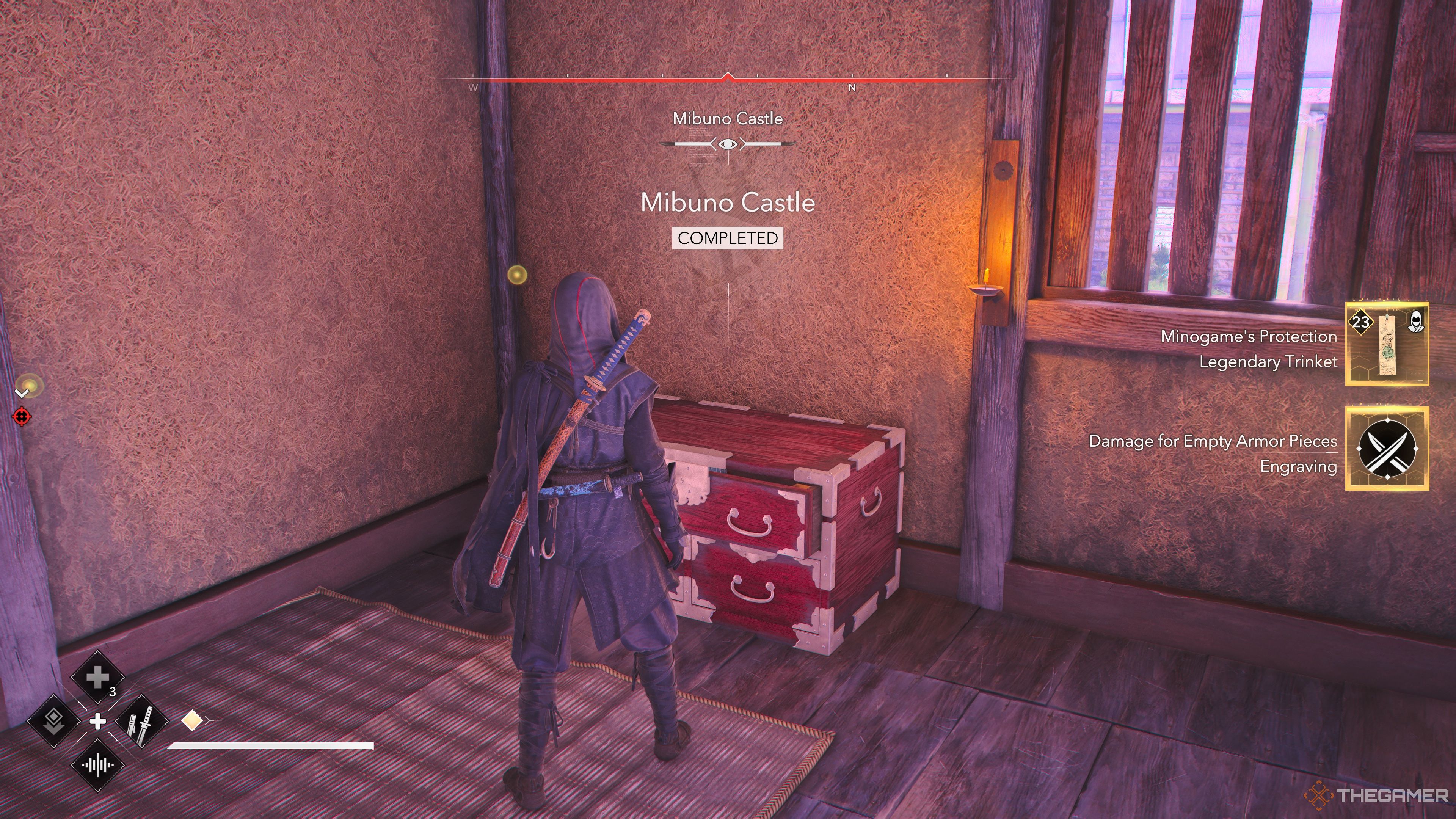 The Mibuno Castle Rewards in Assassin's Creed Shadows.