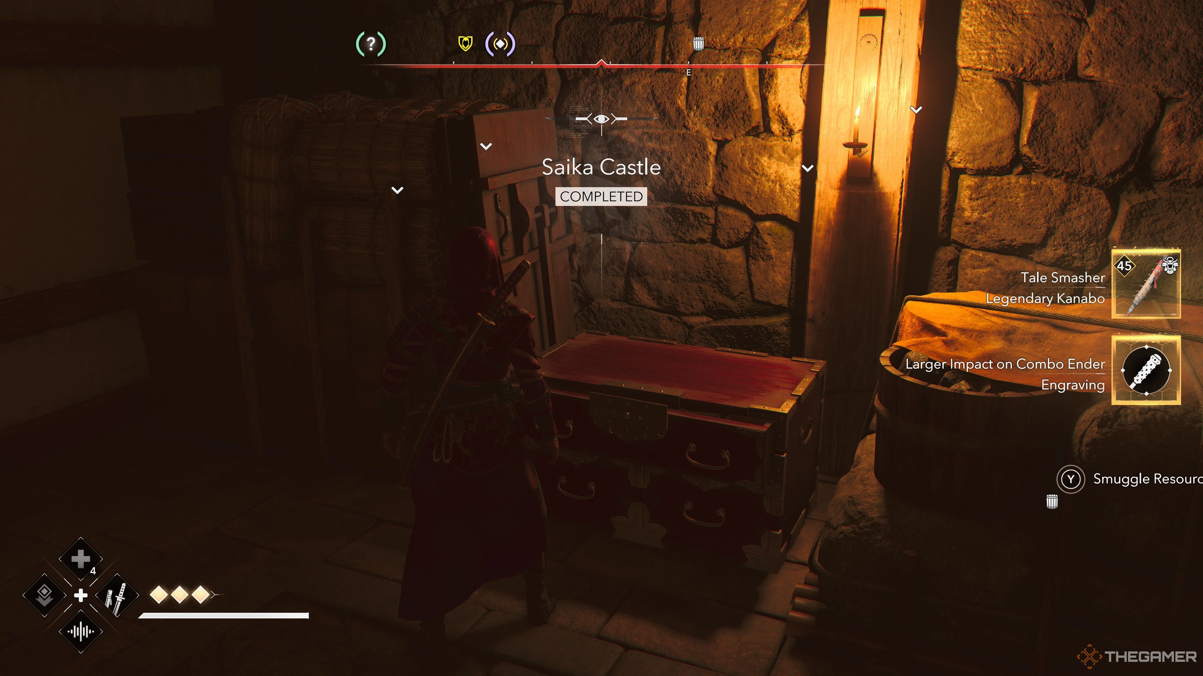 The Saika Castle Rewards in Assassin's Creed Shadows.