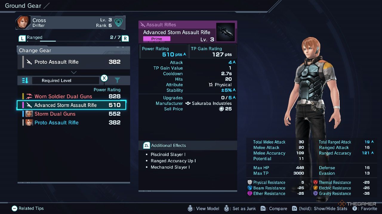 Advanced Storm Rilfe in Xenoblade