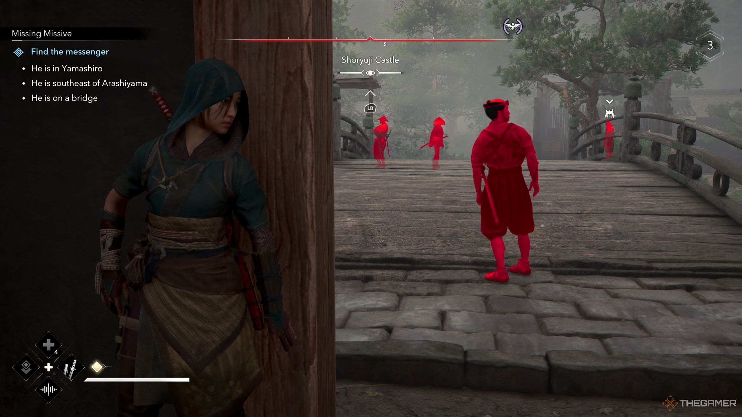Assassin's Creed Shadows final Daisho location in Shoryuji Castle.
