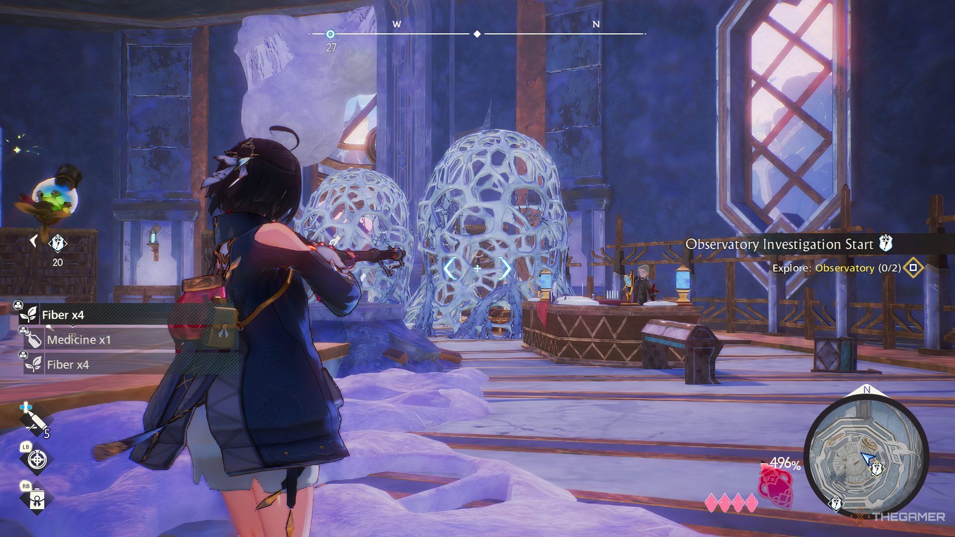 Yumia aiming with the Slicing Ammo in Atelier Yumia: The Alchemist Of Memories & The Envisioned Land.