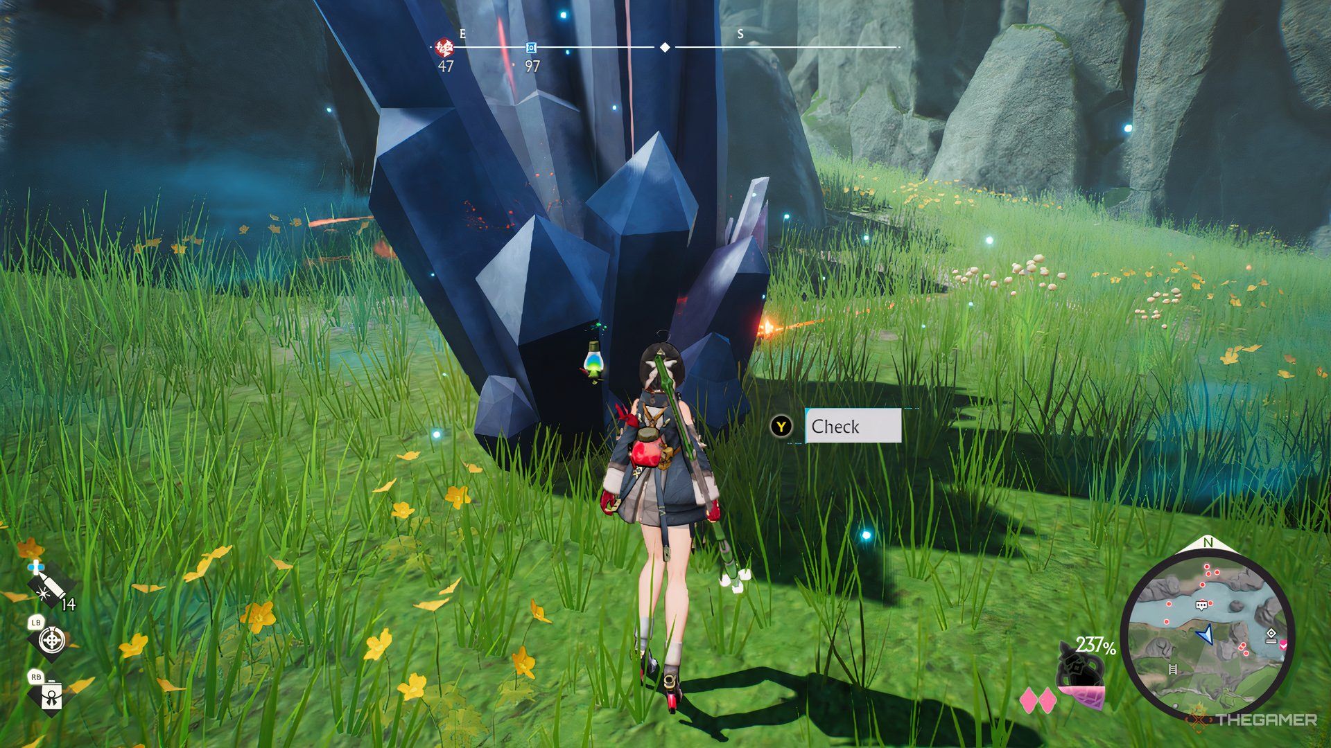 A Mana Rift Crystal in Atelier Yumia: The Alchemist Of Memories & The Envisioned Land.