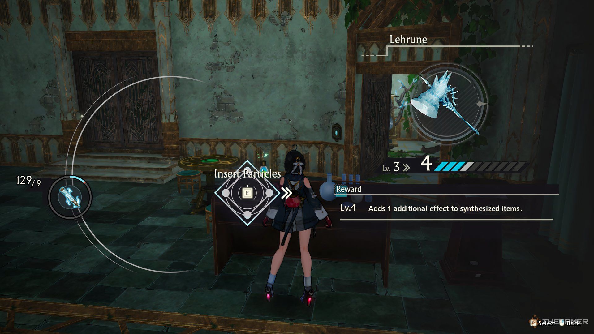 Yumia enhancing one of her recipes in Atelier Yumia: The Alchemist of Memories & The Envisioned Land.