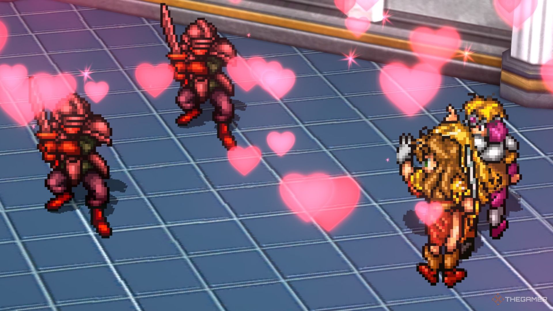 Beauty Unite attack in Suikoden 1 HD Remaster.