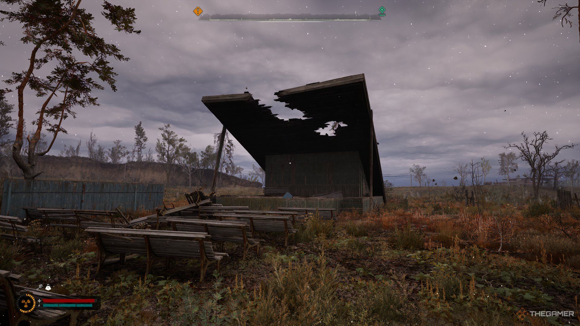 An image showing a broken stage in Stalker 2.