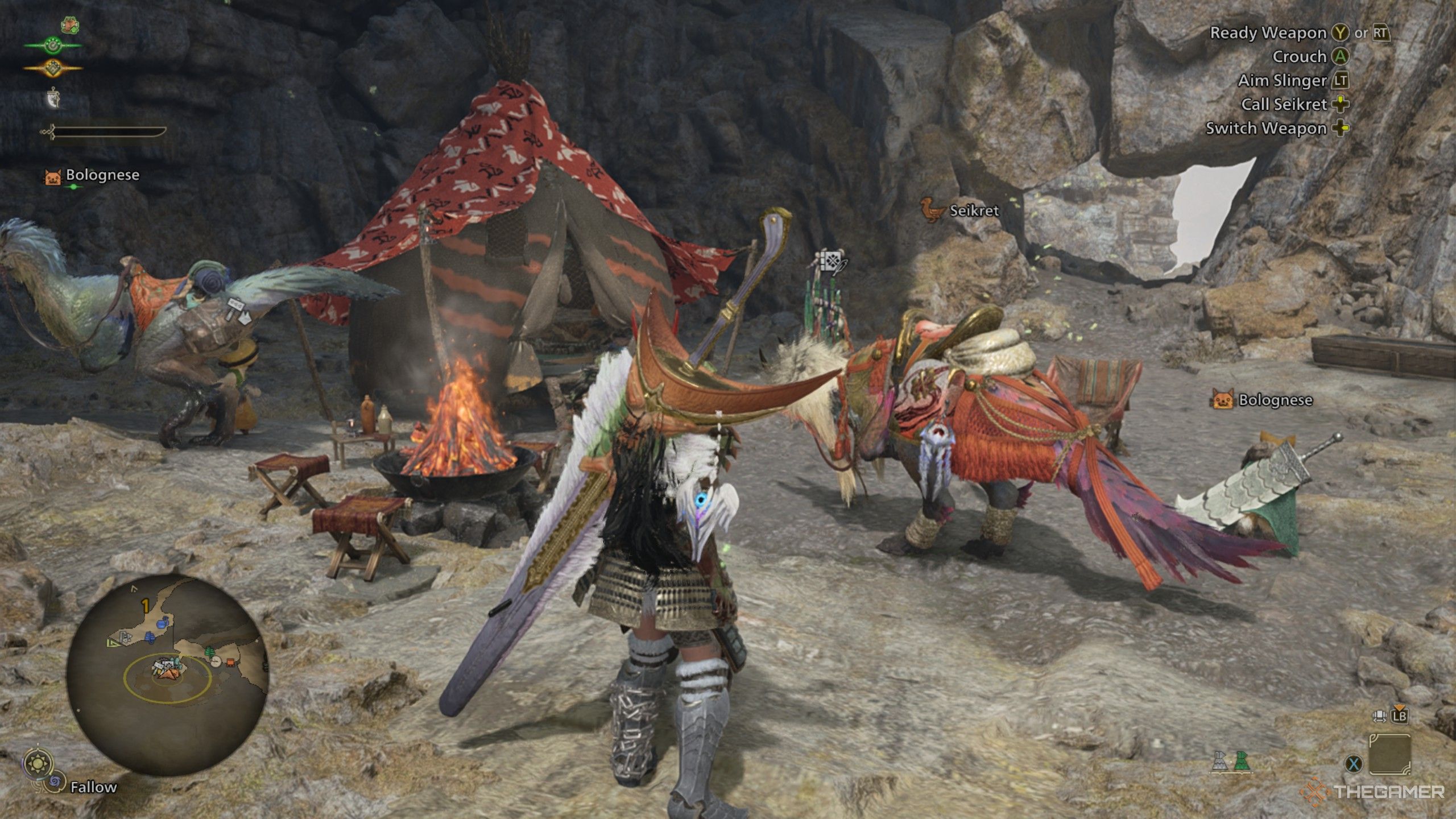 monster hunter wilds pop-up camp location canyon divide.