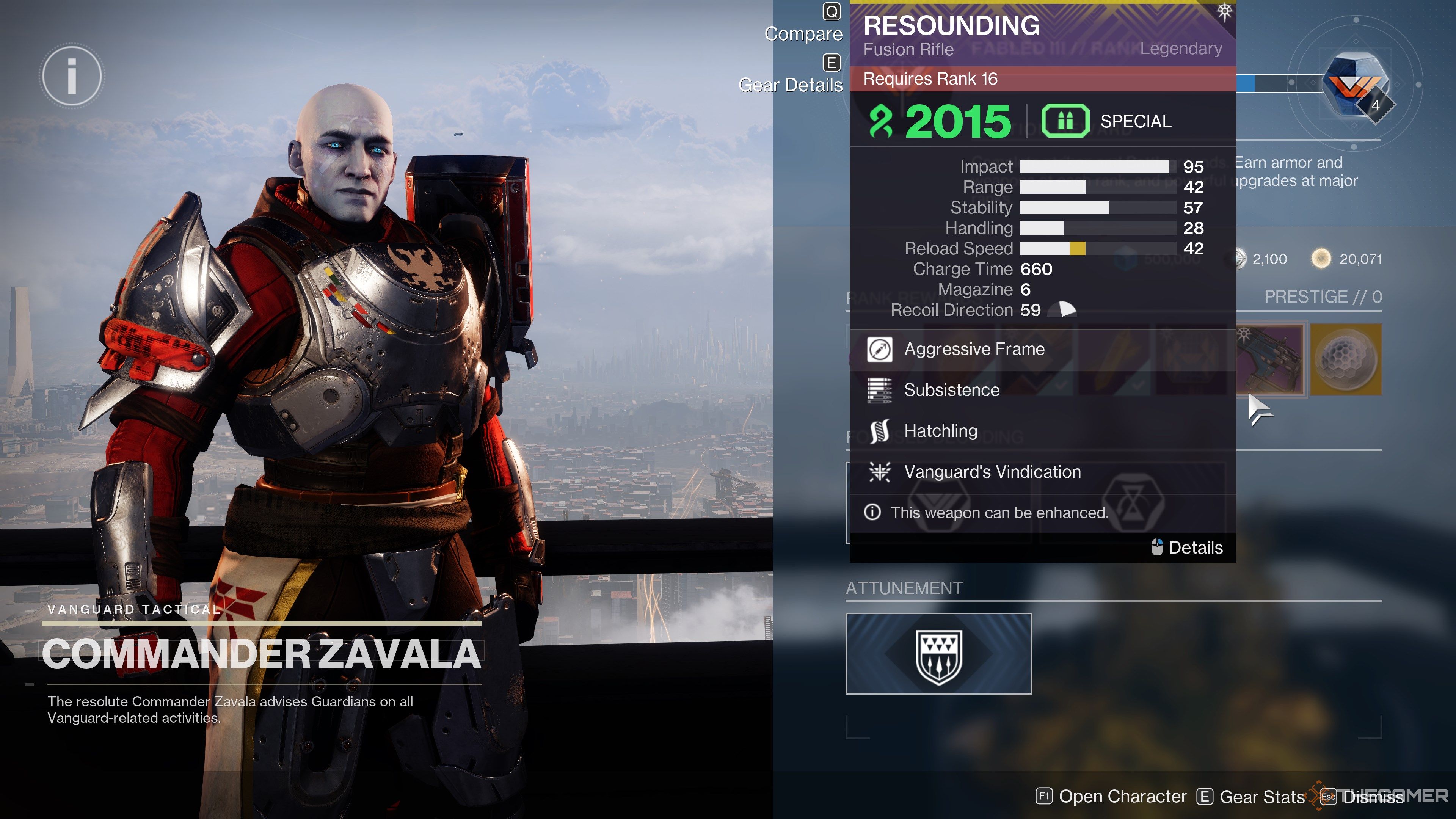 Destiny 2 Resounding Zavala Reward Track