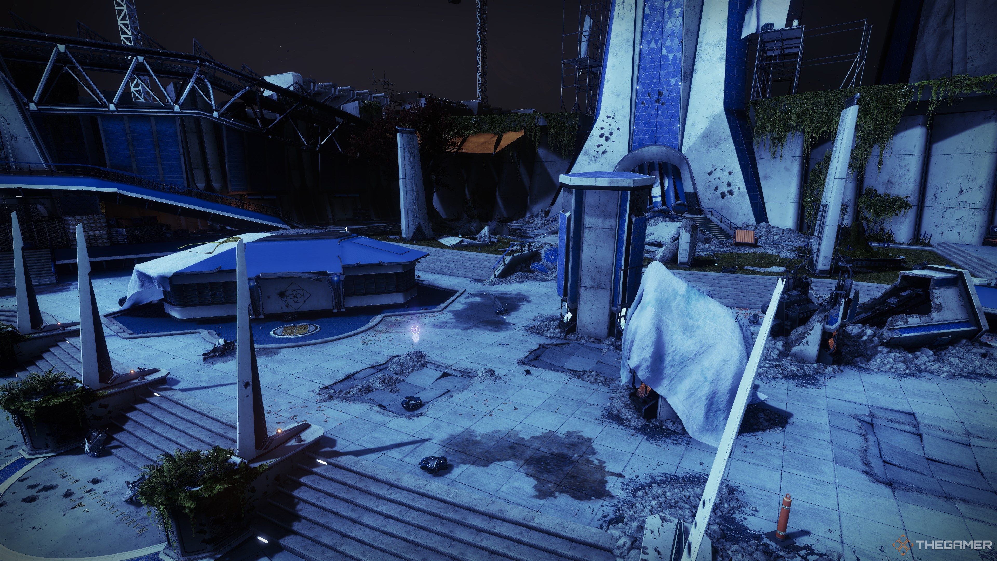 Destiny 2 Zero Hour Tower Plaza Ruins