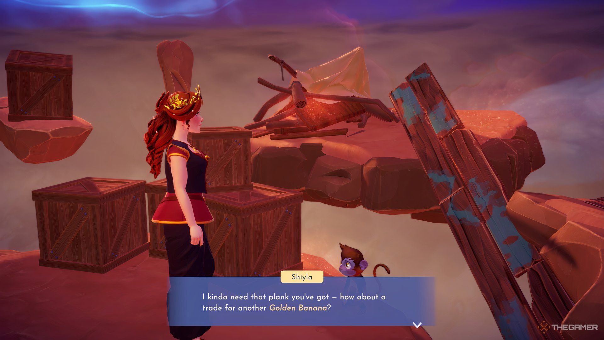 Talking to a monkey in the sky by the Windcaller.