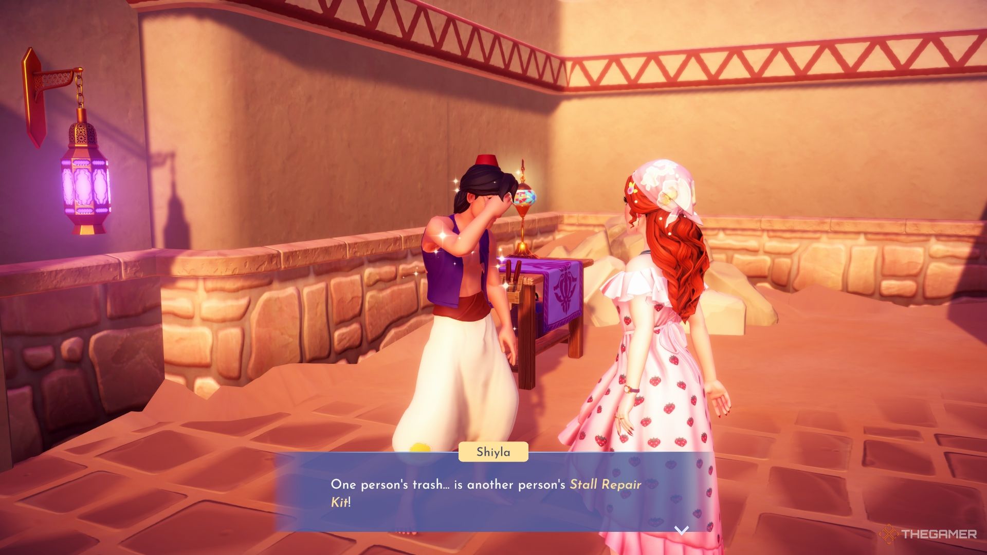 The avatar talking about Stall Repair Kits in the Southern Marketplace.