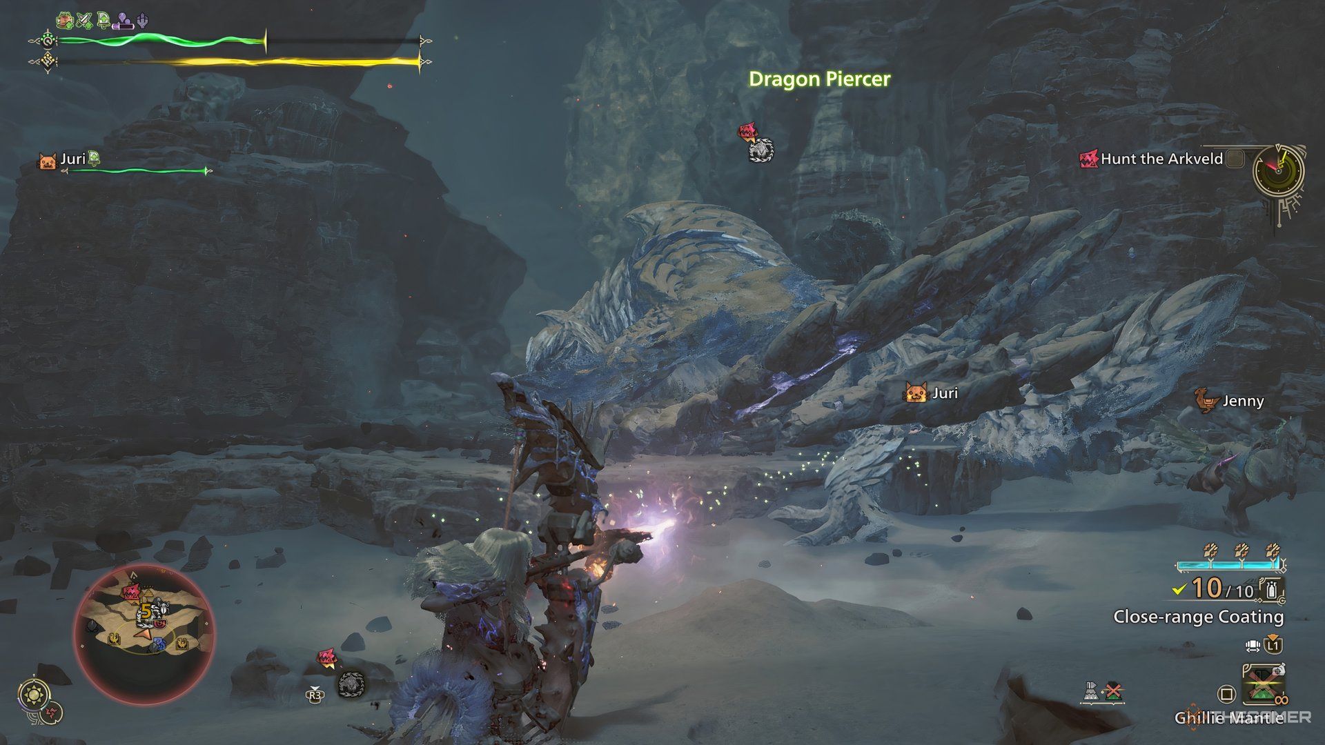 Dragon Piercer in Monster Hunter Wilds.