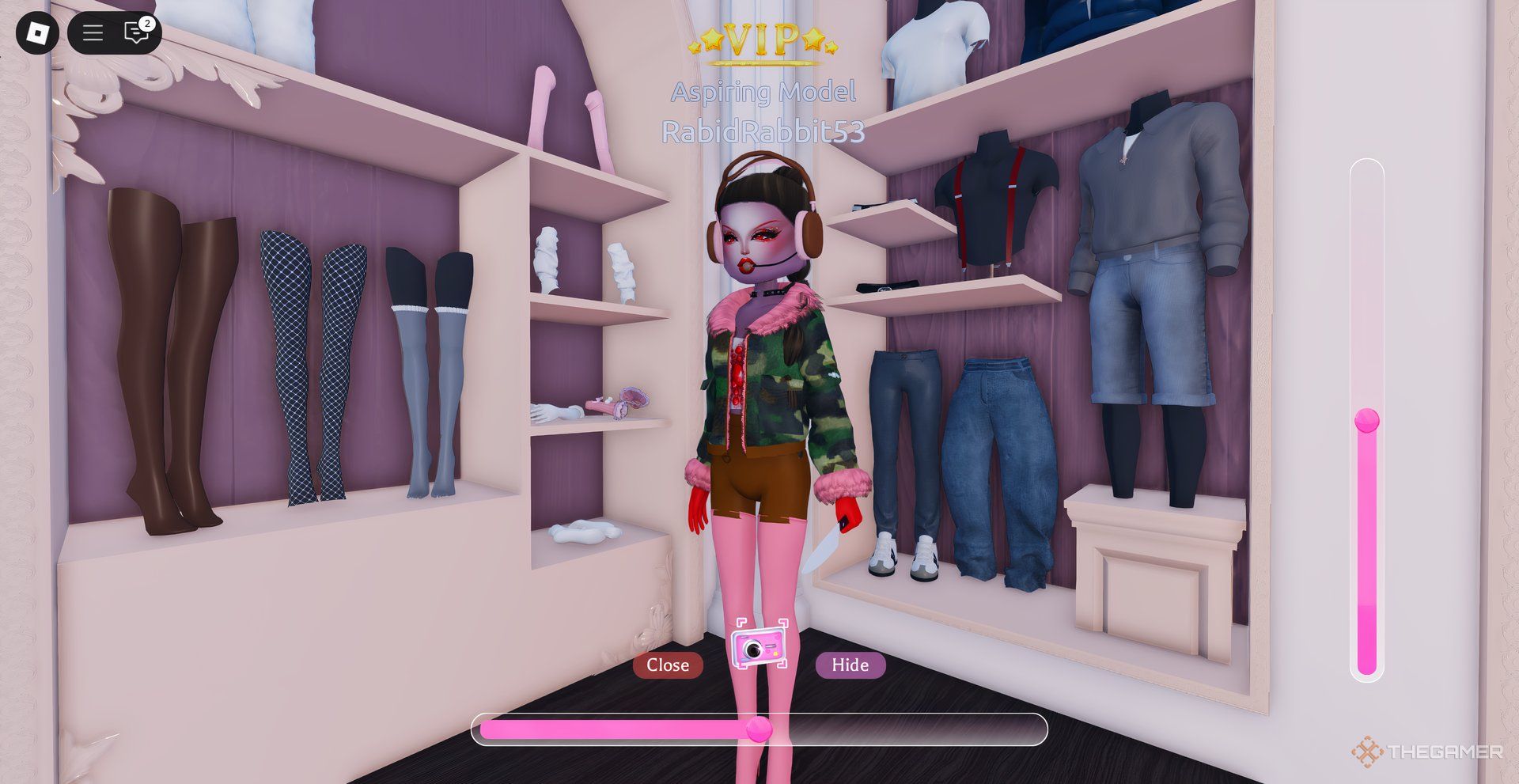 Dystopian military outfit in Roblox Dress To Impress.