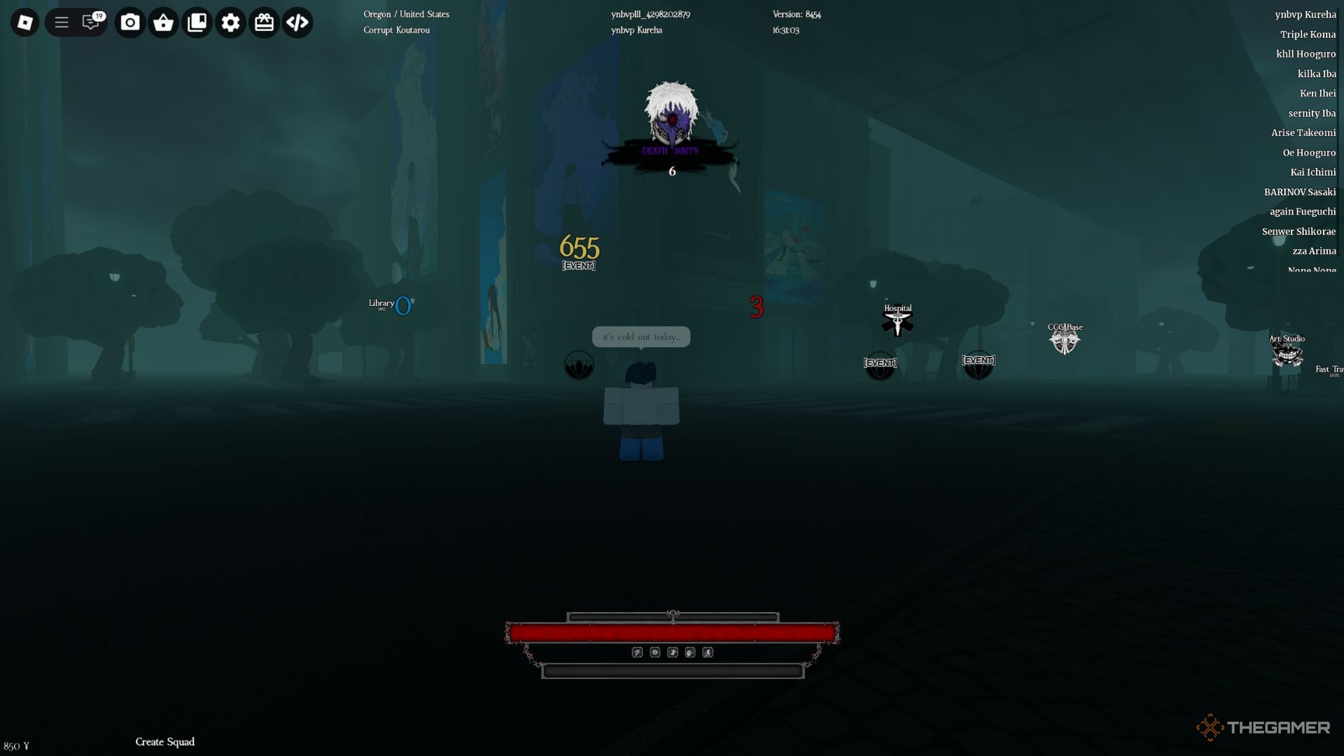 The player character participates in the event where you need to secure the locations in Ghoul Re.