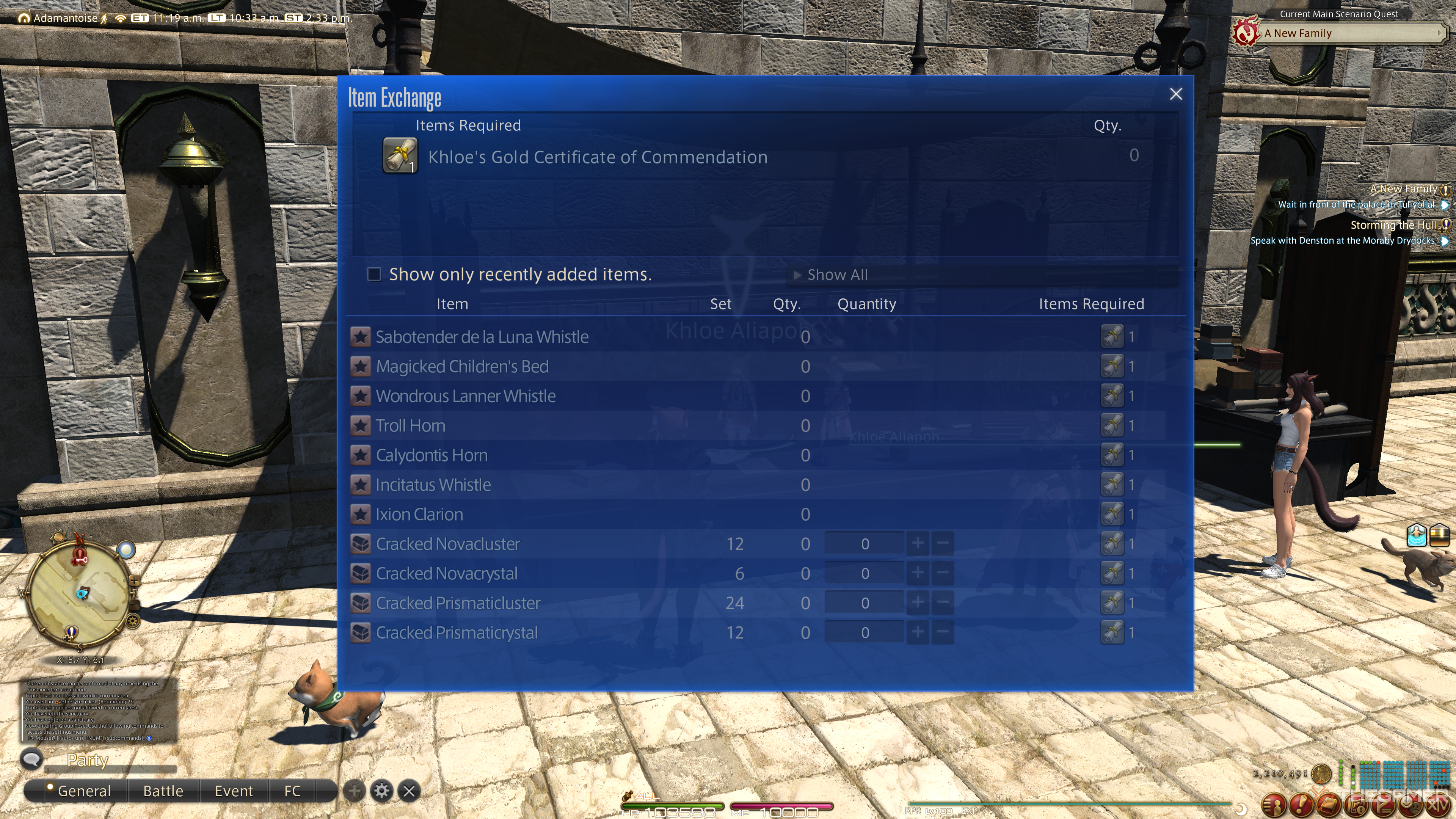 Item Exchange List for completing your Wondrous Tails Journal in Final Fantasy 14.