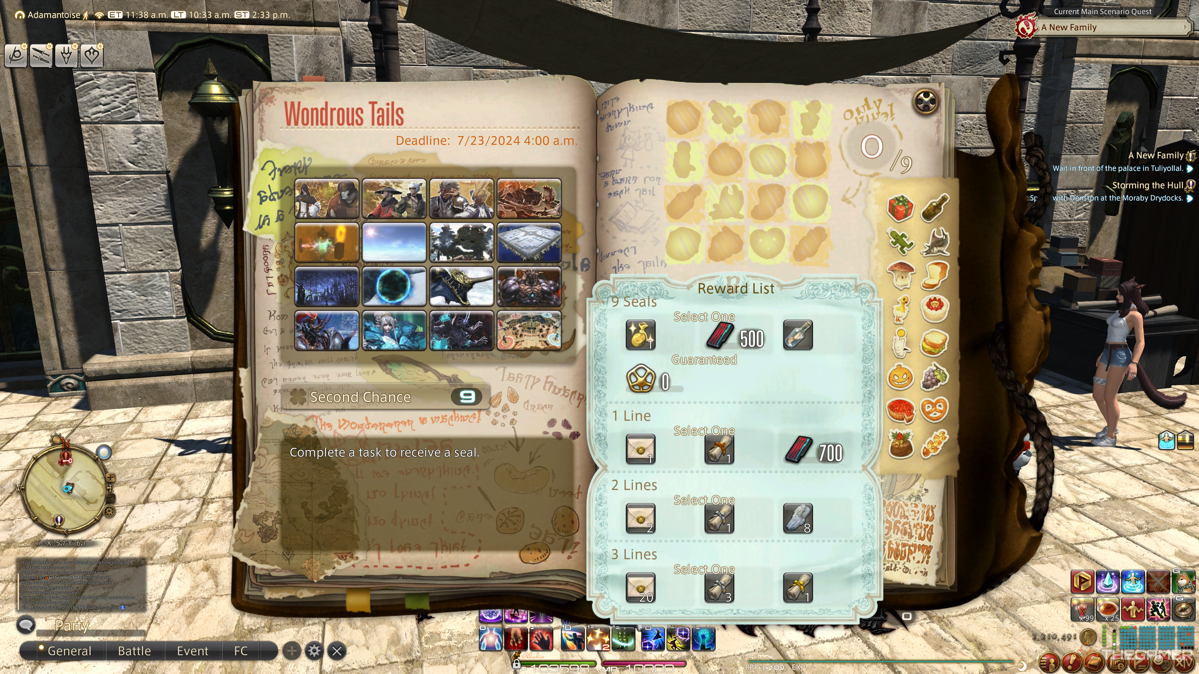 A look at the Wondrous Tails Journal in Final Fantasy 14.