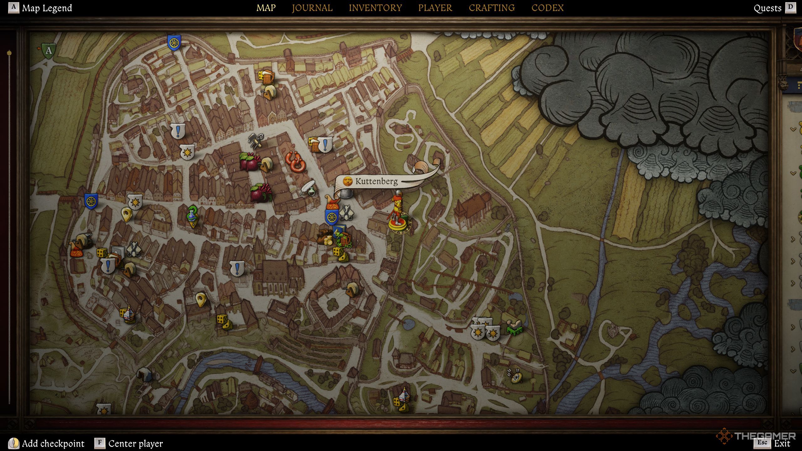 Fleas location on the map in Kingdom Come: Deliverance 2.