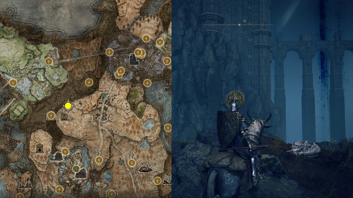 The location of Forager Brood Cookbook [4] in Elden Ring.
