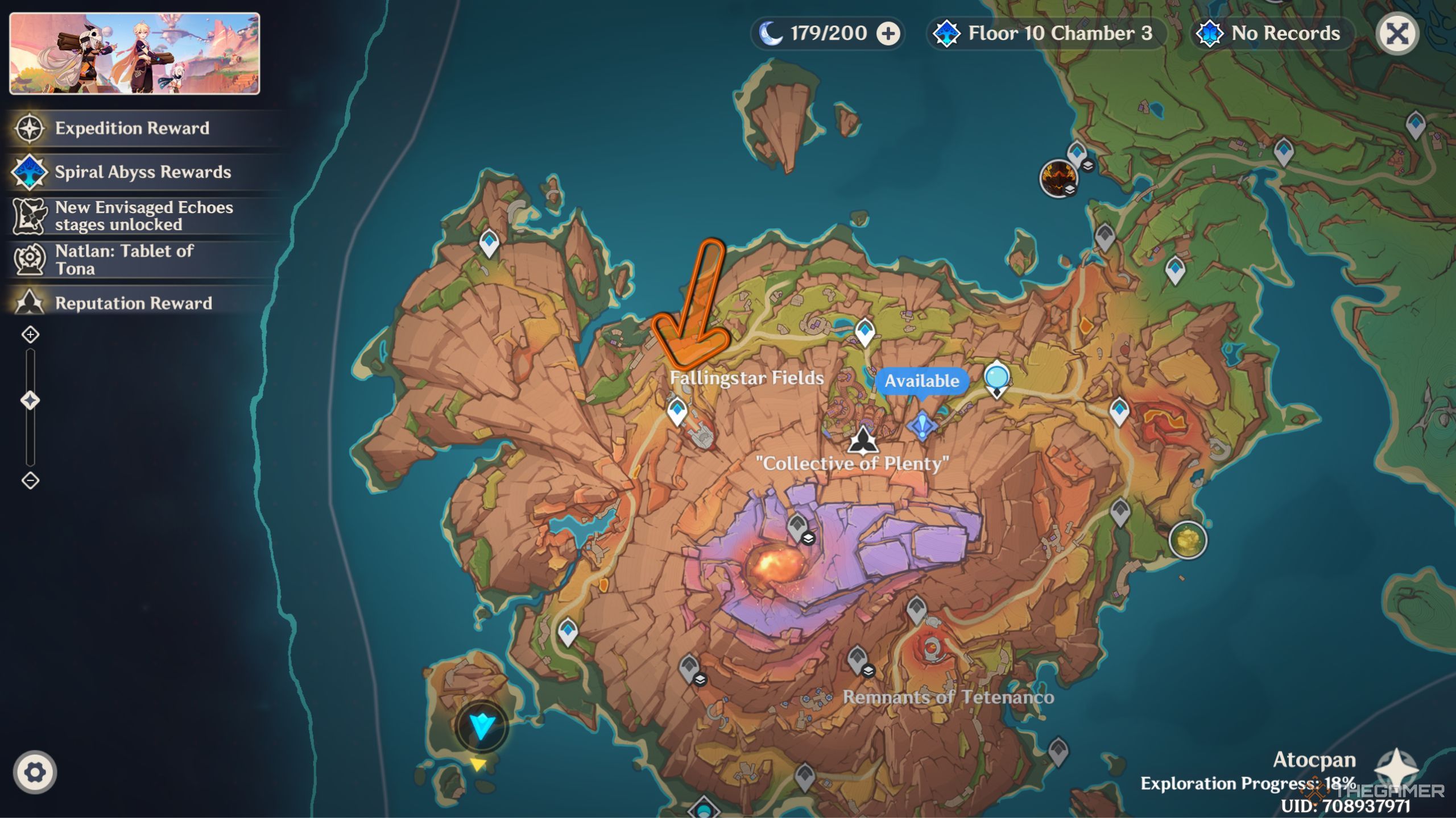 Genshin Impact location to start investigator of ancient ruins quest.