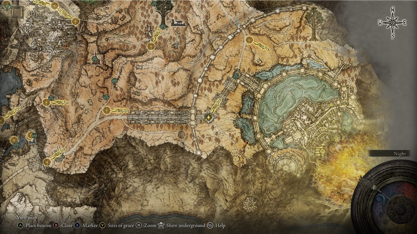 Golden Seed Outer Wall Phantom Tree map location